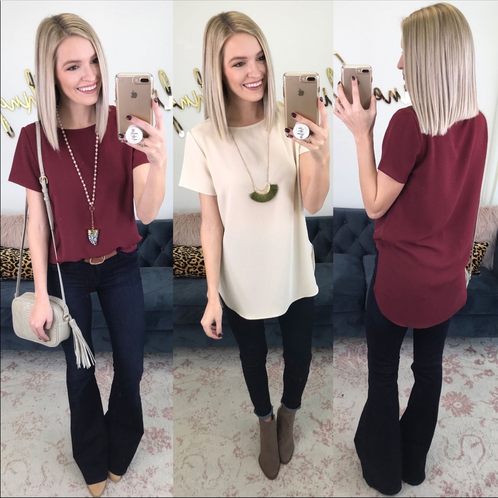 Cream Blouse
